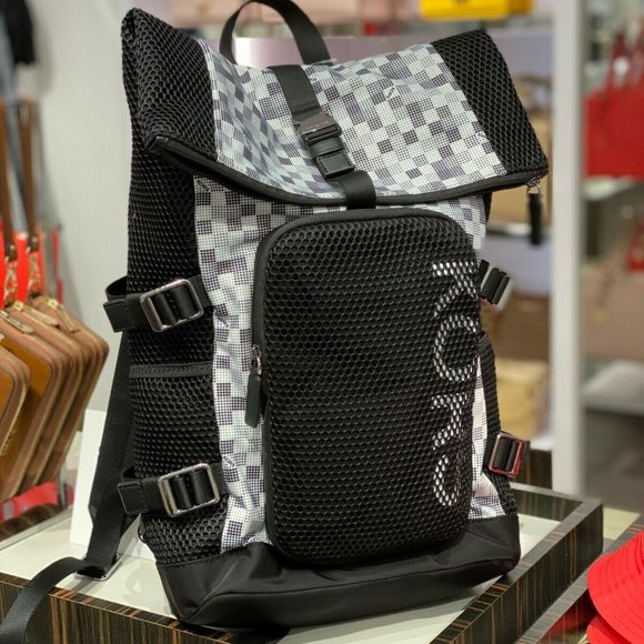 NWT MICHEAL KORS KENT ROLLTOP BACKPACK Michael Kors Kent Sport Backpack Black (37F9LKSB2C) – Rafaelos main image 2